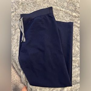 Navy blue figs scrub pants